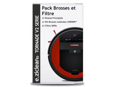 Pack Brosses et Filtre pour TORNADE Pack Brosses et Filtre pour TORNADE