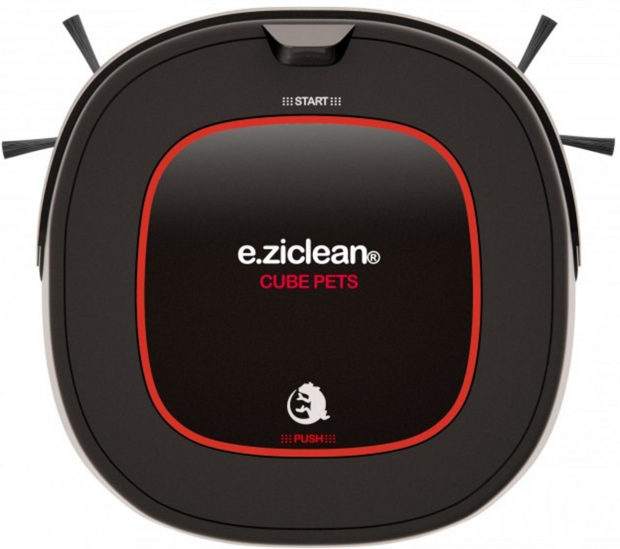 eziclean ezicom cube robot aspirateur silencieux robot aspirateur eziclean CUBE pets de face