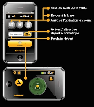 application mobile Robomow