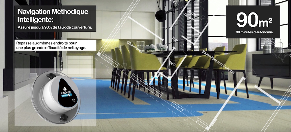 robot serpillère ezicom e.ziclean